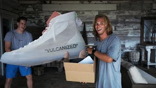 Surprising Stephen with OFF-WHITE Chuck Taylors
