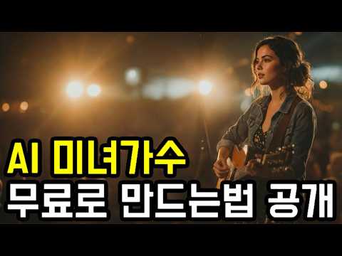AI 미녀가수 만들어서 플레이리스트 정복하기 최강부업 떡상영상 수노AI 300만원 유료급강의