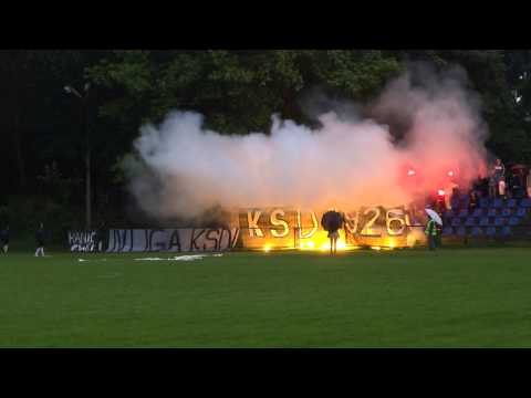 Oprawa meczu Drukarz Warszawa - PKS Radość 5:0. 5.06.2013