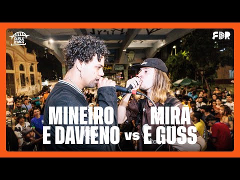MINEIRO E DAVIENO VS MIRÃ E GUSS (PRIMEIRA FASE) - DUELO DE MCS (22/03/2024)