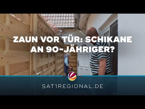 Zaun vor der Haustür: 90-Jährige fühlt sich schikaniert