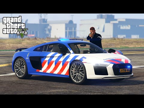 KMAR PATROL IN MIJN AUDI R8 V10 PLUS! - Nederlandse Politie #96 (LSPDFR)
