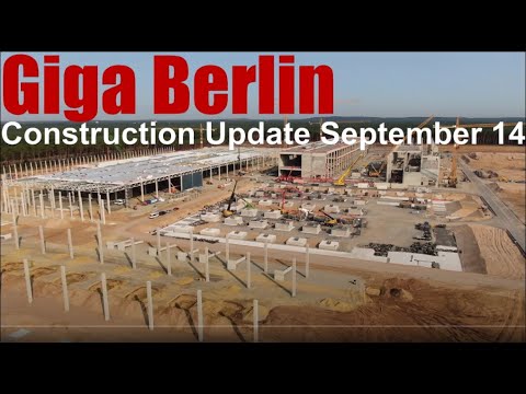 Giga Berlin Construction Progress Update Through September 14, 2020