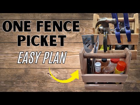 EASY ONE PICKET BUILD! Rustic DIY Project to Sell #FencePicketProject