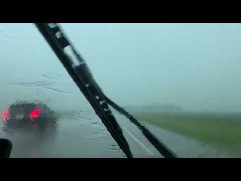 Heavy rain and High winds by Fisher, MN