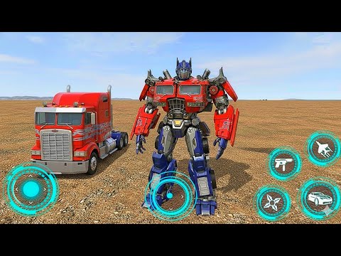 Robot Justice War: Optimus Prime Truck Jet Transformers Game 2025 Part 6 - Android Gameplay