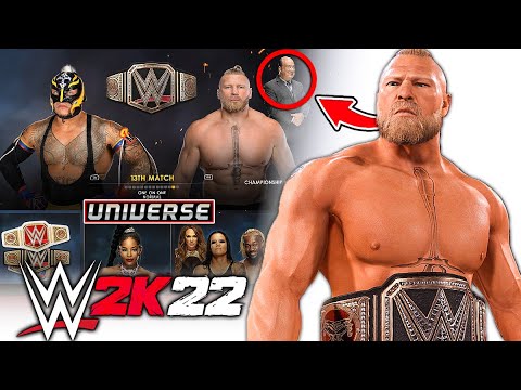 WWE 2K22 Universe Mode Full Walkthrough & 1 Year into The Future