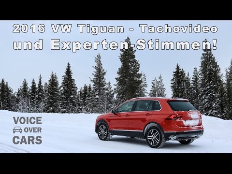 Tachovideo (0-100 km/h) neuer VW Tiguan 2.0 TSI 4MOTION und Experten-Stimmen