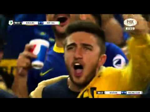 Boca 2 - Dep Cali 2 Gol Carlos Tevez / Copa Libertadores 2016
