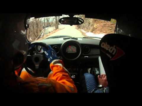 Cameracar Rally dei Laghi 2016 Anzi-Minazzi Mini Cooper RSTB 1°di classe - PS8