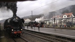 preview picture of video 'Dreikönigsdampf 2012 [2/5]; Schwarzwaldbahn'