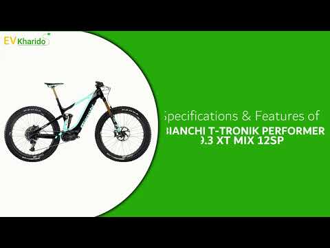 Bianchi T Tronik Performer 9 3 XT Mix 12SP electric bicycle features and specifications