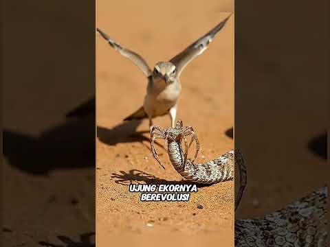 Ular Ini Jago Nipu | Viper Ekor Laba-Laba #ular #faktamenarik #faktaunik