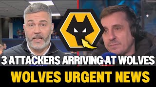 🟡⚫3 ATTACKERS ARRIVING AT WOLVES URGENT NEWS
