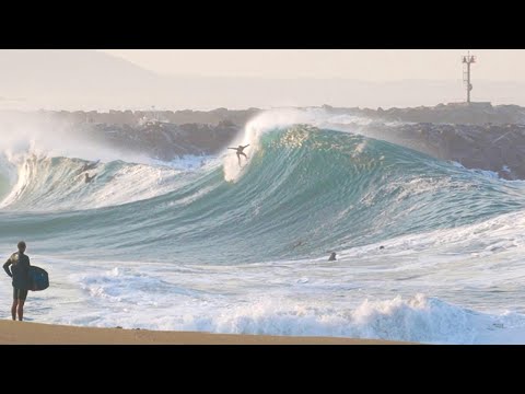 The Wedge - Biggest and Gnarliest Day of July Swell 2025! (RAW)