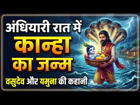 कृष्ण जन्म की पूरी कथा | अंधेरी रात में जन्मे नंदलाला | Shri Krishna Janmashtami Story
