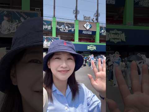 国際関係学科 北海道日本ハムファイターズ鎌ヶ谷スタジアム　#shorts #日ハム #日本ハムファイターズ #鎌ヶ谷スタジアム #鎌スタ#千葉県議会議員 #水野ゆうき