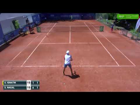 Sumit Nagal vs Uladzimir Ignatik - ATP Lyon Challenger R3 Highlights