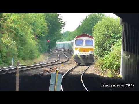 GBRf Class 66 No. 66721 on 6E09 Liverpool Biomass Tml - Drax Aes @ Denton on 7.8.18 - HD