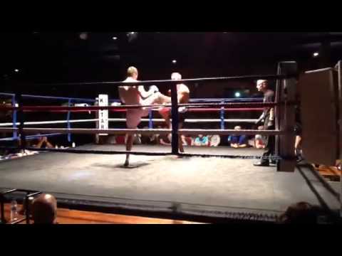 sam francis vs Nick Beef  Tear up at the Tower 27 09 14( thaiboxing )