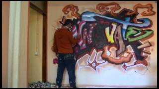 Como hacer un graffiti paso a paso