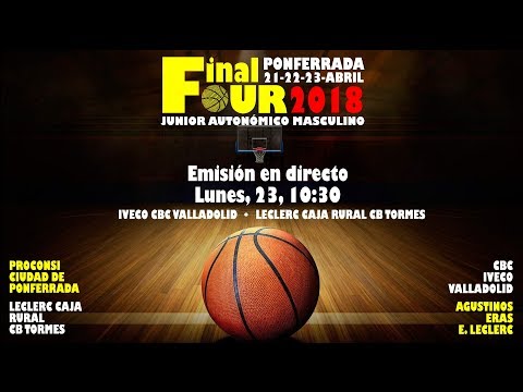 Iveco CBC Valladolid vs Leclerc Caja Rural CB Tormes - Final Four CyL Junior Masculino