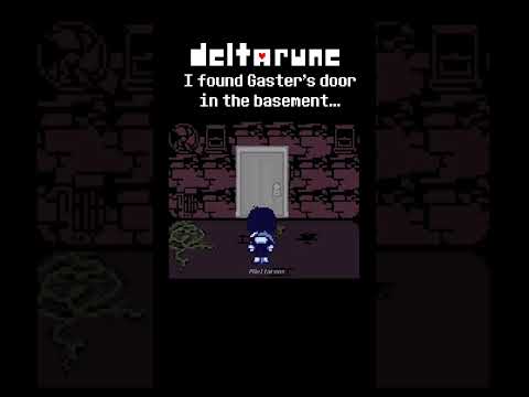 I found Gaster's Door in Deltarune #deltarune #undertale #gaster #secret