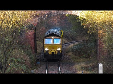 Freightliner Class 66 & 70 No's. 66513 & 66598 & 70003 on 0M25 on 22.11.20 - HD