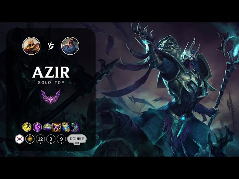 Azir Top vs Yasuo - KR Master Patch 13.10