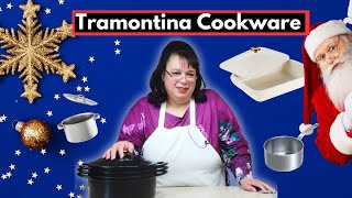 Tramontina Cookware: Enameled Cast Iron Stackable Dutch Oven, Tri-Ply Stainless & Ceramic Bakeware