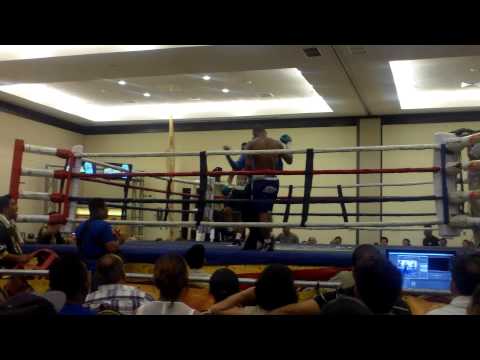 Boxeadores nicaragüenses Eusebio Osejo y Josué Bendaña