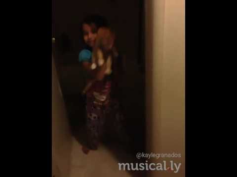 Kayle# loving her kitty # musical.ly