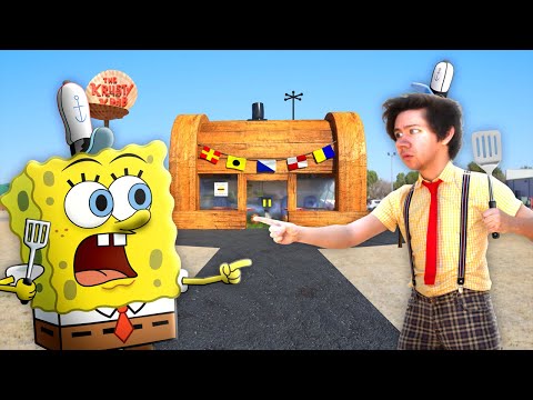 SpongeBob Meets His Human Self! - SpongeBob In Real Life 10