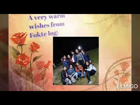 Happy birthday dharmi (slide video)