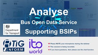 Analyse Bus Open Data Service: Supporting Bus Service Improvement Plans 23 March 2023