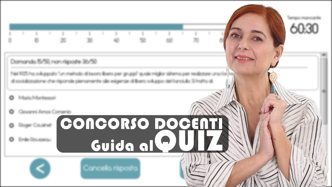 Guida al Quiz del concorso docenti