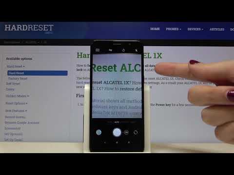 ALCATEL 1X – Show Camera Gridlines & Turn Off Orientation Lines