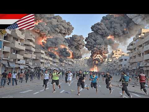 Israeli F-35 Fighter Jets & Tanks Attack on Irani Army Weapons Supply Convoy - War Simulation GTA 5