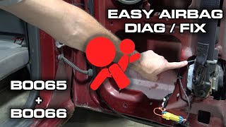 Easy Fix - Air Bag Light On B0065 B0066 - Chevy Colorado / GMC Canyon