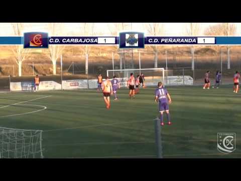 J-16 C.D. CARBAJOSA 2-1 C.D. PEÑARANDA (RESUMEN)