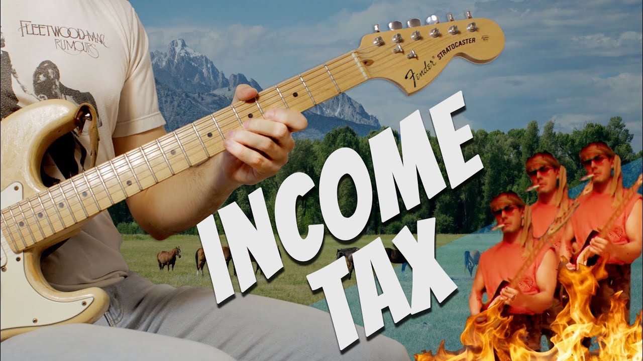 Income Tax - P'tit Belliveau - Solo de guitare avec partition