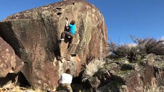 Video thumbnail of Tony's, V7. Dierkes Lake