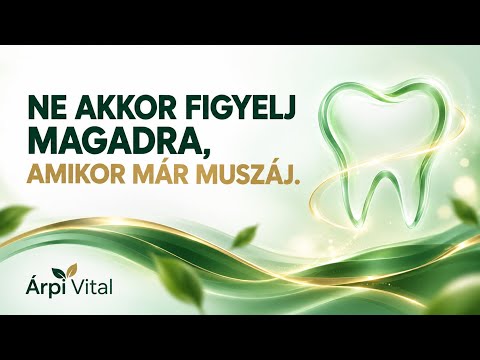 Az egészségünk kicsit olyan, mint a fogfájás.