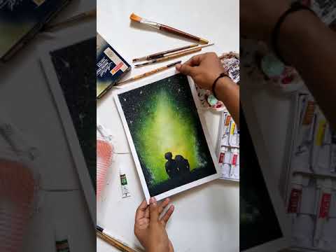 DRAWING REELS IDEAS l WATERCOLOR ON PAPER l ART REELS l ART&DESIGN l