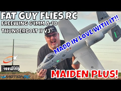 NEUE FREEWING 64MM A-10 THUNDERBOLT II V3 MAIDEN PLUS #aviation #rcjets