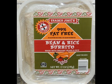Trader Jose's 99% Fat Free Bean & Rice Burrito Review