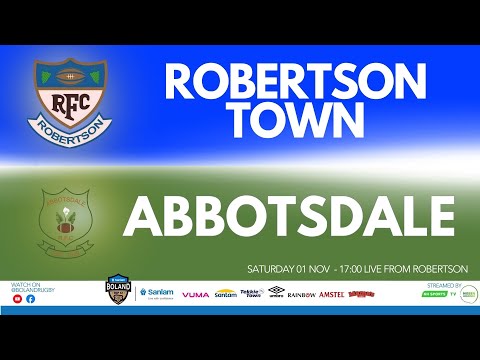 SANLAM BOLAND TOP 12 - ROUND 4 - 2025:  Robertson Town vs Abbotsdale