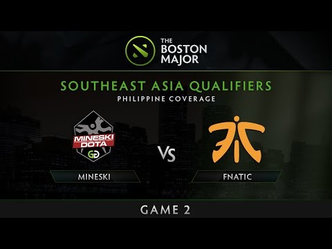 Mineski vs Fnatic - Game 2 - The Boston Major SEA Qualifiers - Philippine Coverage