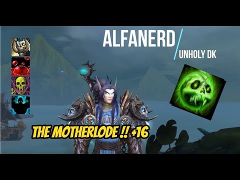 WoW BFA 8.1.5 | M+ Runs | Season 2 | The MOTHERLODE!!  +16 | Unholy DK POV