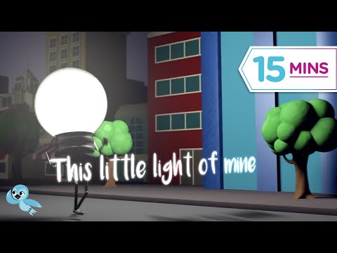 15 Mins of Sunday School videos! This Little Light of Mine, Jesus Loves Me, and MORE!